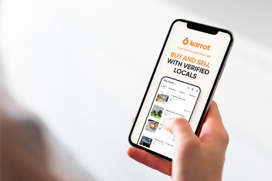 당근마켓의 해외 서비스 '캐롯'. 당근마켓 제공